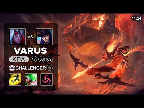 Gen G Ruler Varus ADC vs Caitlyn - KR Challenger - Preseason 12 Patch 11.24