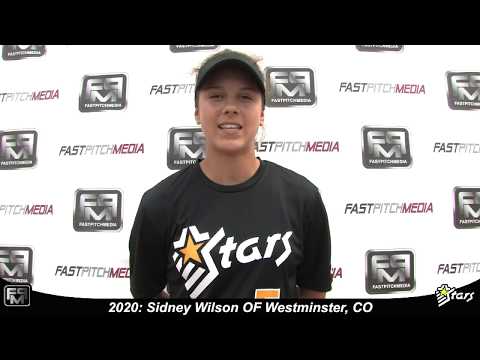 2020 Sidney Wilson Shortstop Softball Skills Video - Colorado Stars