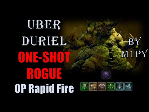 ONE-SHOT UBER DURIEL - S3 Rapid Fire Rogue Diablo 4