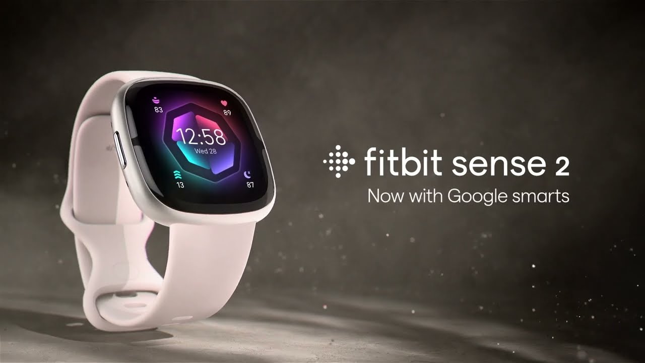 Fitbit Sense 2 Smartwatch Bleu clair/Or