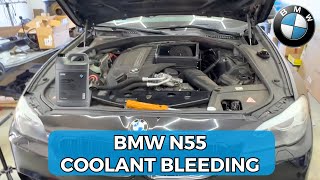 How To Bleed Coolant on Electric Waterpump BMWs | BMW F10 N55 Coolant Bleed Procedure | BOND Garage