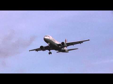 Germanwings Airbus A319-112 D-AKNG final approach over "Der Clou" landing Berlin Tegel