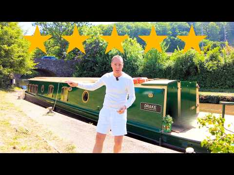 My FIRST Time on a LUXURY Canal Boat! - I Was Shocked!