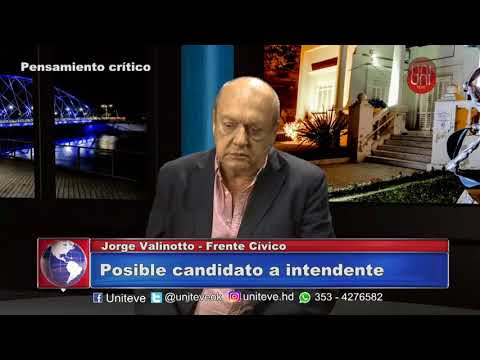 Valinotto no se baja de la carrera a la intendencia