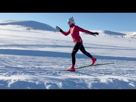 Längdskidskola del 2 - åka utan stavar