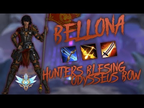 HUNTER'S BLESSING AND ODYSSEY BOW ON BELLONA? | GM Solo | Smite Season 6