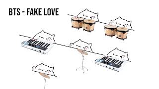 Bongo Cat - BTS &quot;Fake Love&quot; (K-POP)