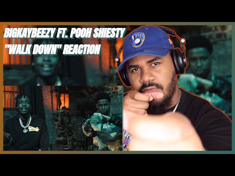 BigKayBeezy - Walk Down ft. Pooh Shiesty (Official Video) REACTION
