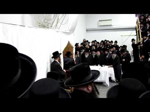 The Bobover Rebbe (45th St) Lights The Menorah In Israel