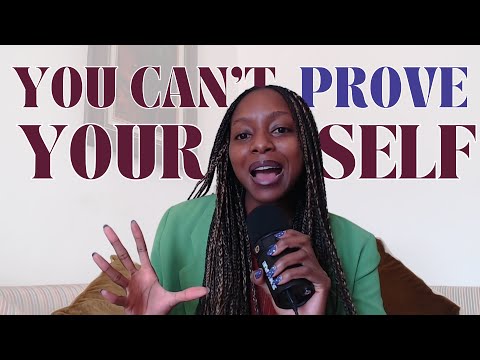 stop trying to prove yourself. (a spiritual pov)