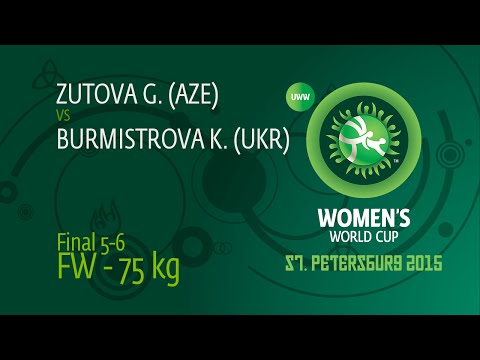 75 kg - Gozal ZUTOVA (AZE) df. Kateryna BURMISTROVA (UKR), 6-2