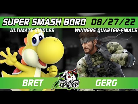 Super Smash Boro #32 W.Quarters - bret (Yoshi) vs. Gerg (Snake) - Smash Ultimate