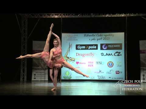 Nikol Heyrovská, Petra Kijonková - Mistrovství ČR v pole sport 2015 - kategorie Dvojic - finále