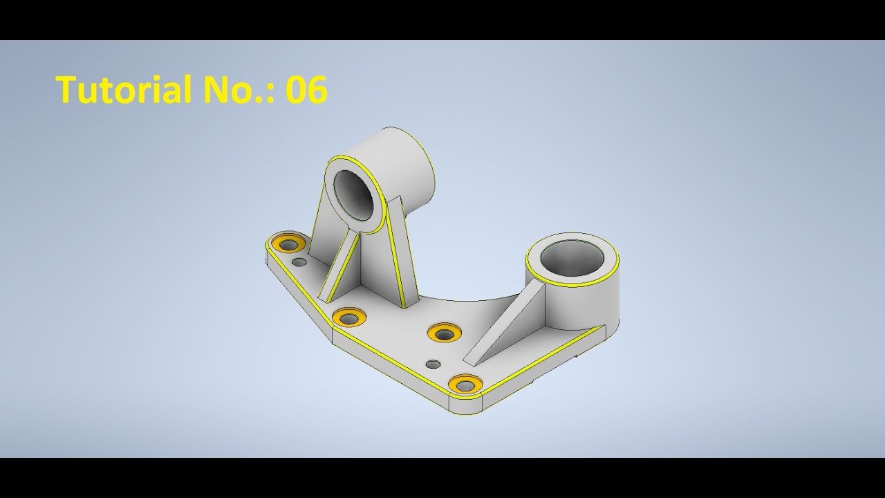Autodesk Inventor Modeling Tutorial No 06