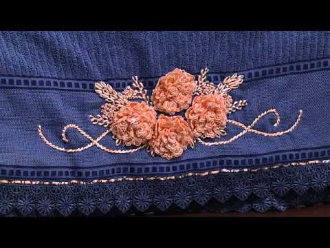 Mulher.com 05/02/2015 - Bordado flores por Zilda Mateus Parte 1