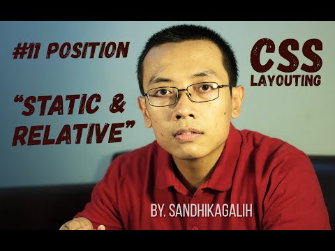 CSS Layouting 11 Position Static Relative