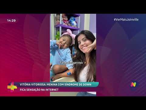 Vitória, de 4 anos, encanta a internet e compartilha rotina com amor e carisma