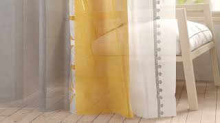 Тюль «Ритверон (желтый)» — видео о товаре