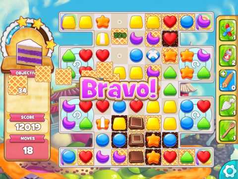 Cookie Jam Level 175 - 3 stars