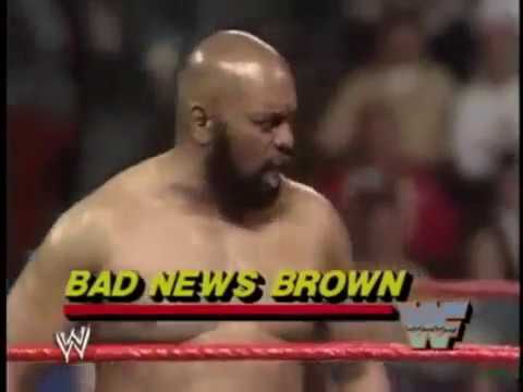 Bad News Brown vs. Reno Riggins (05 08 1988 WWF Wrestling Challenge)