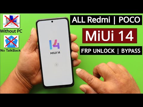 All Redmi/Poco Miui 14 FRP Unlock/Bypass Google Account Lock Without PC | Without Second Space 2023