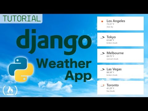 Weather App Django Tutorial Using Python Requests