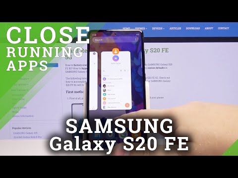How to Turn Off Running Apps in SAMSUNG Galaxy S20 FE 5G – Disable Running Apps