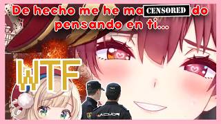 Houshou Marine borracha es un peligro tremendo.