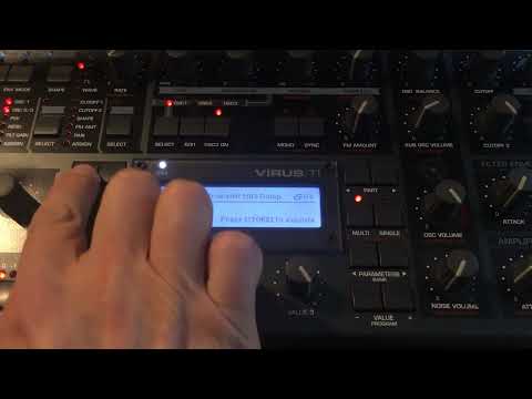 Access Virus Ti - MIDI Bulk Dump Instructions