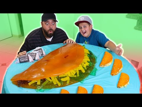 How to Make a World Record Giant Gummy Taco Video