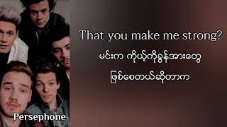 One Direction - Strong | Myanmar Subtitles ( Lyrics )