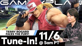 Sakurai Demonstrating Terry Bogard in Smash Bros. Ultimate on November 6th in 45 Minute Breakdown!