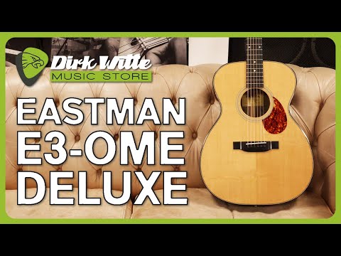 Eastman E3 OM-E Acoustic Electric Guitar w/ Gig Bag - Natural Satin image 7