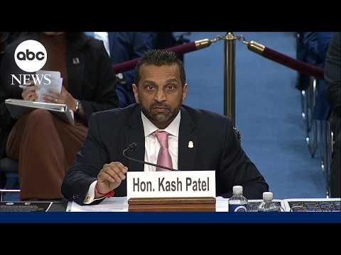 Kash Patel testifies on FBI oversight before Senate committee