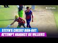 MSL 2019: Dale Steyn's cheeky run-out attempt against AB de Villiers