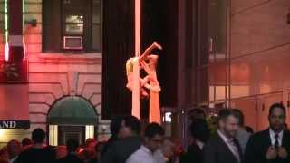Robin Lynch Aerialist at chashama&#39;s 2014 Gala