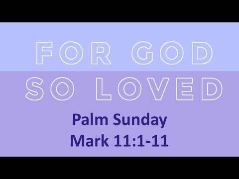 Palm Sunday Devotion