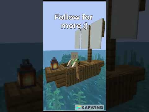 Mini boat build for your Minecraft world 😁
