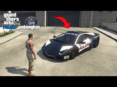 Secret Police Lamborghini Location in GTA 5 Story Mode (Secret Cars)