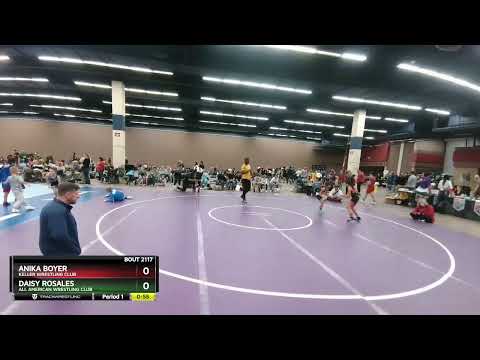 55-62 Lbs Round 5 - Anika Boyer, Keller Wrestling Club Vs Daisy Rosales, All American Wrestling Cl