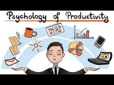 生產力心理學--用更少的時間做更多的事。 (The Psychology of Productivity - Do More in Less Time)