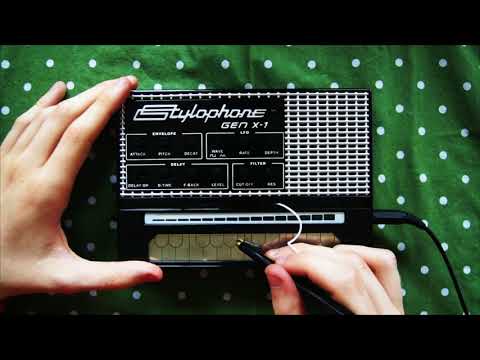 Dubreq Stylophone Gen X-1 Analog Synthesizer 2010s - Black image 13