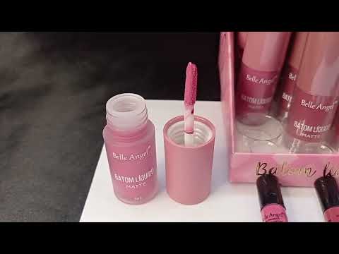 BATOM LÍQUIDO MATTE GRUPO A BELLE ANGEL BOX COM 24 UN