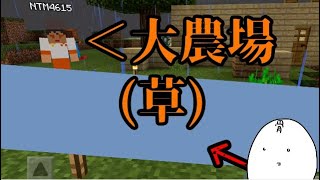 【マイクラPE】農場を作ると(草)と罵倒されるｗｗｗ【とにかく楽しむMinecraft】