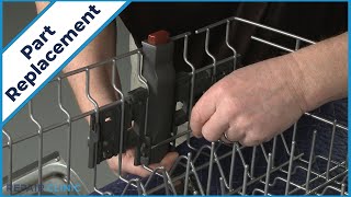 KitchenAid Dishwasher Left Upper Dishrack Adjuster Assembly Replacement W11551537