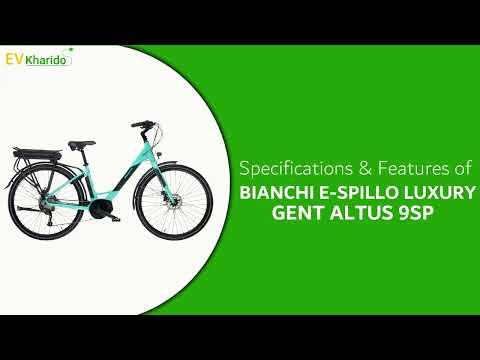 BIANCHI E SPILLO LUXURY GENT ALTUS 9SP electric bicycle features and specifications