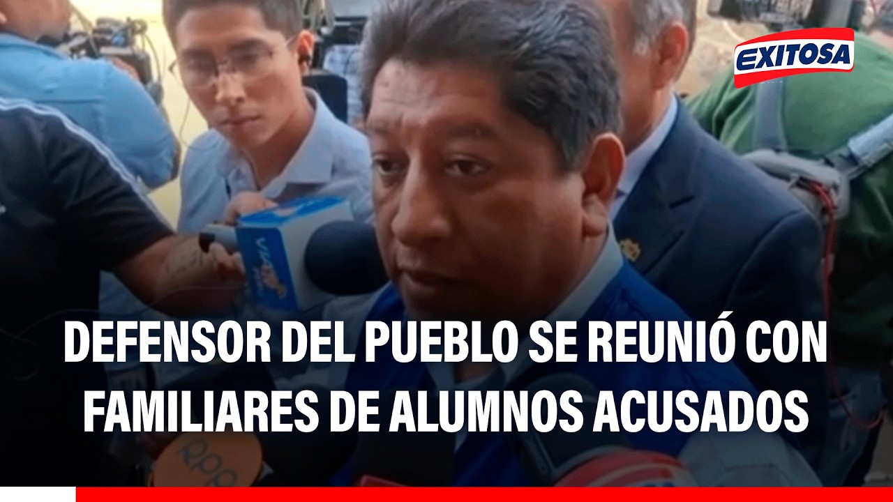 🔴🔵 Defensor del Pueblo se reunió con familiares de alumnos acusados de abuso