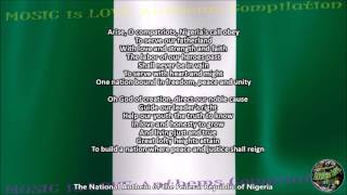 Nigeria National Anthem with music, vocal and lyrics English