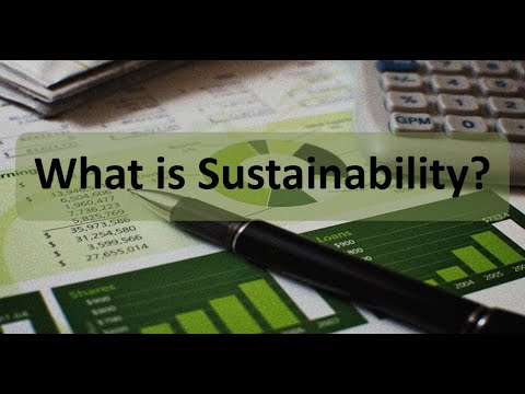 管理職の会計。サステナビリティとは (Managerial Accounting: What is Sustainability)
