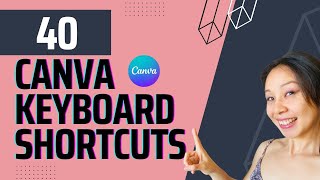 Canva KEYBOARD SHORTCUTS - Save Time on DIY Design Graphics